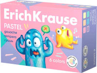 Гуашь Erich Krause Jolly Friends Pastel / 61418 (6цв) - 