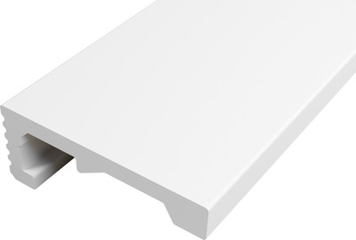 Плинтус потолочный SOLID UHD 04/100L (2.4м, белый) - 
