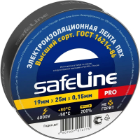 Изолента Safeline 19/25 (черный) - 