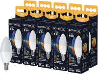 

Набор ламп, LED B35-C 8W E14 3000K