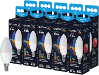

Набор ламп, LED B35-C 8W E14 4000K
