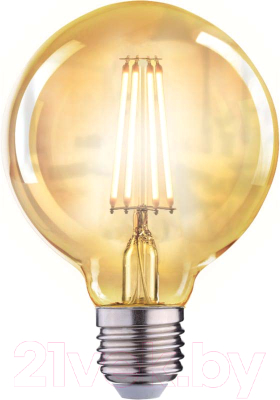 Лампа Фотон LED FL G95 6W E27 2200K (серия Декор)