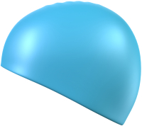Шапочка для плавания Mad Wave Standart Cap Silicone (голубой) - 
