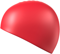 Шапочка для плавания Mad Wave Standart Cap Silicone (красный) - 