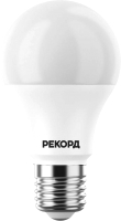 Лампа Рекорд LED А60 7W Е27 4000К - 