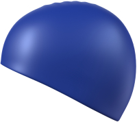 Шапочка для плавания Mad Wave Standart Cap Silicone (синий) - 