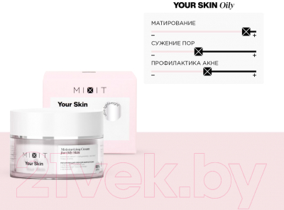 Крем для лица MIXIT Your Skin увлажняющий для жирной кожи (50мл)