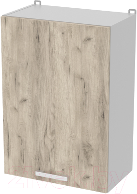 Шкаф навесной для кухни Интерлиния Компо ВШС50-720-1дв (дуб серый)
