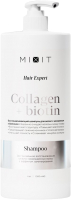 Шампунь для волос MIXIT Expert с коллагеном и биотином восстанавливающий (1л) - 