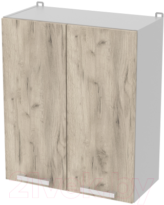 Шкаф навесной для кухни Интерлиния Компо ВШС60-720-2дв (дуб серый)