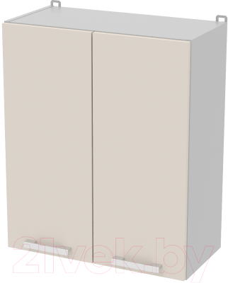 Шкаф навесной для кухни Интерлиния Компо ВШС60-720-2дв (персидский жемчуг)