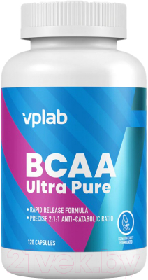 Аминокислоты BCAA Vplab Ultra Pure (120 капсул)