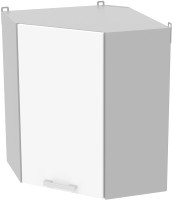 Шкаф навесной для кухни Интерлиния Компо ВШУ-720 (белый платинум) - 