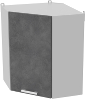 Шкаф навесной для кухни Интерлиния Компо ВШУ-720 (бетон портленд) - 