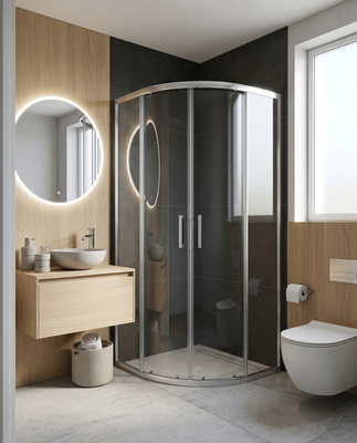 Душевой уголок Axus Rondo 90x190 / DRP-90 - 