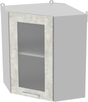 Шкаф навесной для кухни Интерлиния Компо ВШУст-720 (бетон лайт) - 