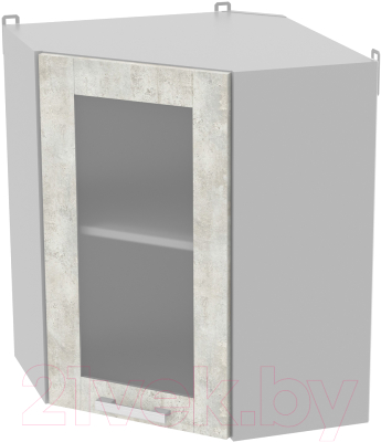 Шкаф навесной для кухни Интерлиния Компо ВШУст-720 (бетон лайт)