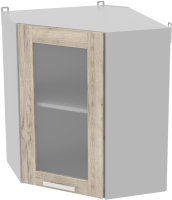 Шкаф навесной для кухни Интерлиния Компо ВШУст-720 (дуб серый) - 
