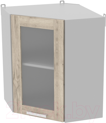 Шкаф навесной для кухни Интерлиния Компо ВШУст-720 (дуб серый)