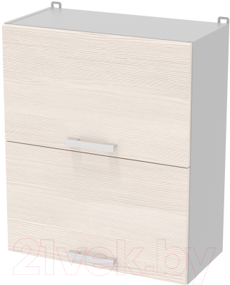 Шкаф навесной для кухни Интерлиния Компо ВШ60-720-2дг (вудлайн)