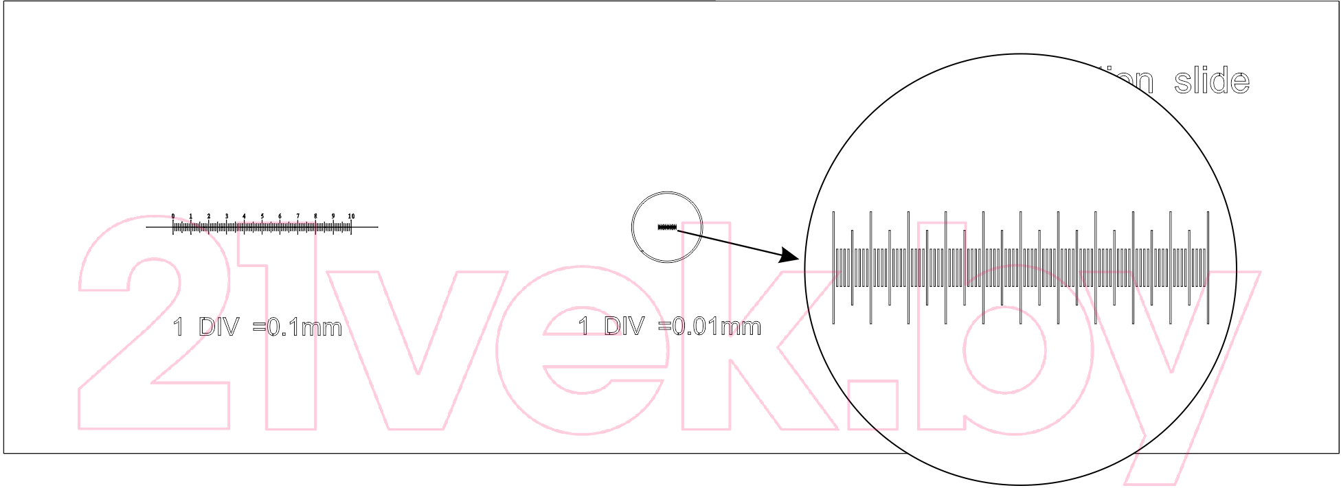 Калибровочный слайд Levenhuk 3 / 82242