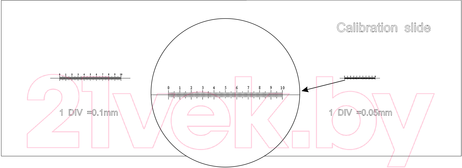 Калибровочный слайд Levenhuk 3 / 82242