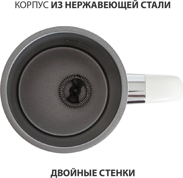 Вспениватель молока Pioneer MF104 (белый)