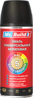 Краска Mr. Build 719099 (400мл, RAL 9005М матовый черный реактивный) - 