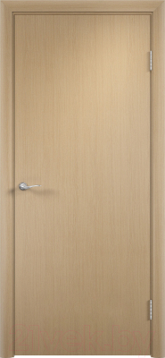 Дверь межкомнатная Verda Глухая гладкая 80x200 (дуб беленый)