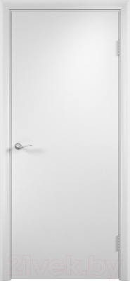Дверь межкомнатная Verda Глухая гладкая 60x200 (белый)