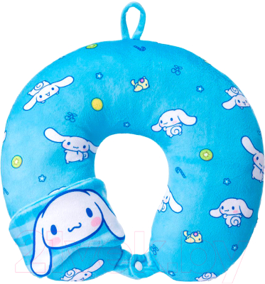 Подушка на шею Miniso U-образная Sanrio Interest Adventure + маска для сна 9950