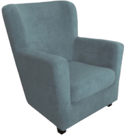 Кресло мягкое Lama мебель Фламинго (Kiton712 Mouse) - 