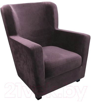 Кресло мягкое Lama мебель Фиона (Kiton721 Lavender)