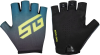 Велоперчатки STG Sens Skin / Х112275-L  (L, черный/синий) - 