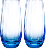 Набор стаканов MOSER Оптик MZ30158/I-350-2-Optic aquamarine+GB - 
