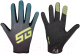 Велоперчатки STG Sens Skin / Х108511-S (S, черный/синий) - 