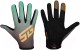 Велоперчатки STG Sens Skin / Х108518-S (S, черный/зеленый) - 