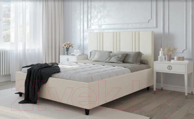 Двуспальная кровать Natura Vera Лиана с ПМ 160x200 (Happy 102)