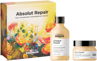 Набор косметики для волос L'Oreal Professionnel Serie Expert Absolut Repair Шампунь+Маска (300мл+250мл) - 