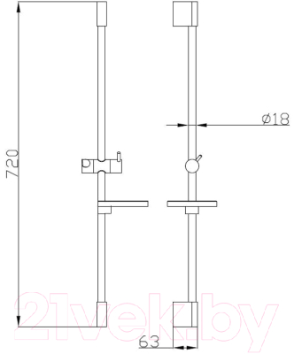 Душевая стойка Esko SR622