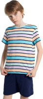 Комплект детской одежды Mark Formelle 563322-1 (р.140-68, разноцветная полоска/море) - 