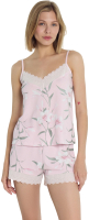 Пижама Mark Formelle 592400 (р.164/170-92-98, лилии на розовом хрустале) - 