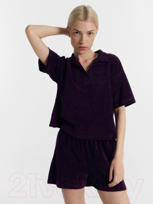 Комплект домашней одежды Mark Formelle 592502 (р.164/170-84-90, темно-пурпурный)