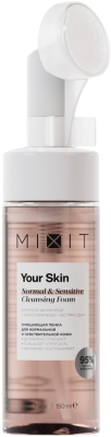 Пенка для умывания MIXIT Your Skin Очищающая с кокосовой водой для чувствительной кожи (150мл)