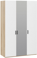 Шкаф ТриЯ Рико комбинированный СМ-340.07.434 R (яблоня беллуно/белый глянец) - 