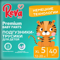 Подгузники-трусики детские Reva Care Premium XL (40шт) - 
