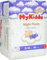 Подгузники-трусики детские MyKiddo Night M 6-10кг (19шт) - 