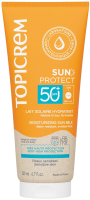 Молочко солнцезащитное Topicrem Sun Protect Увлажняющее SPF50+ (200мл) - 