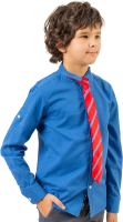 Рубашка детская Isee UN-72171B (р.34, синий) - 