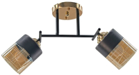 Потолочный светильник Aitin-Pro НПБ 02-2x60-101 / A4128/2 (черный/золото) - 